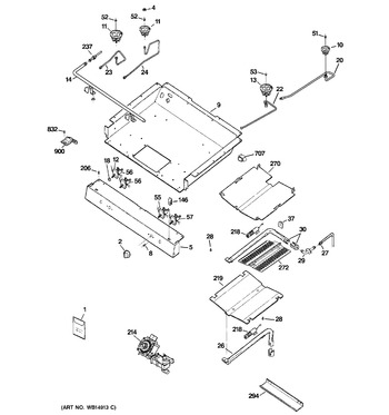 Diagram for JGB280DEN4WW