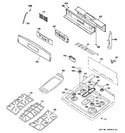 Diagram for 2 - Control Panel & Cooktop