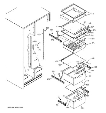 Diagram for GSL25JFXLLB