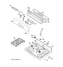 Diagram for 2 - Control Panel & Cooktop