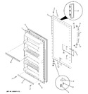 Diagram for 1 - Freezer Door