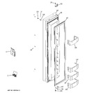 Diagram for 1 - Freezer Door