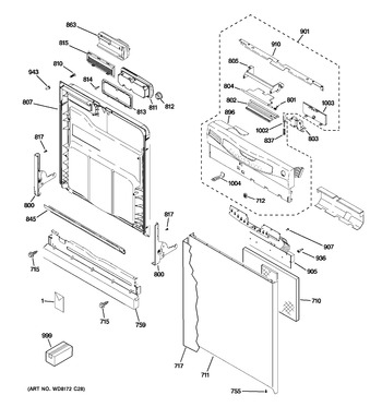 Diagram for GLD2800T05WW