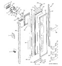 Diagram for 1 - Freezer Door