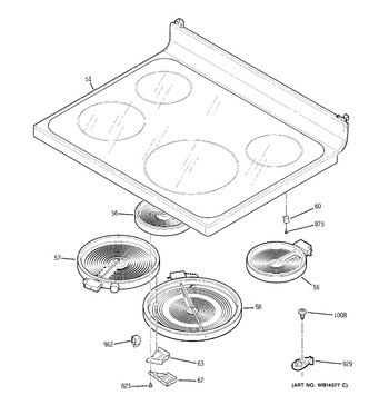 Diagram for JB640DR2WW