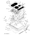 Diagram for 1 - Control Panel & Cooktop