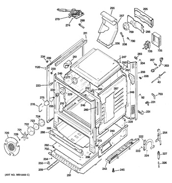 Diagram for JGB295DER1WW