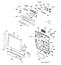 Diagram for 1 - Escutcheon & Door Assembly