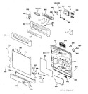 Diagram for 1 - Escutcheon & Door Assembly