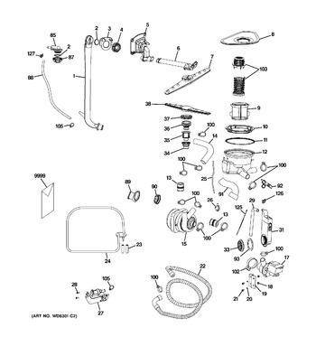 Diagram for GHDA690P03WW