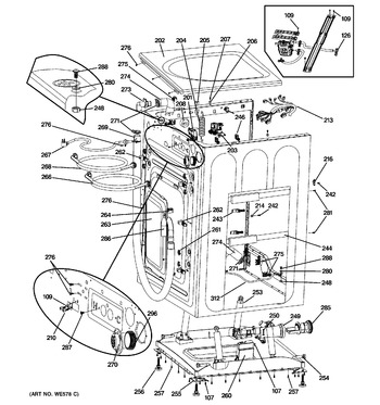 Diagram for GFWH3400L0WW