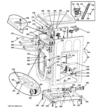 Diagram for GFWS3605L0BB