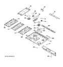 Diagram for 2 - Control Panel & Cooktop