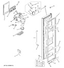 Diagram for 1 - Freezer Door