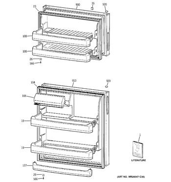 Diagram for GTN18BBT3RWW