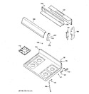 Diagram for 2 - Control Panel & Cooktop