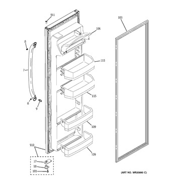 Diagram for GSH25JGCBCC