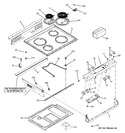 Diagram for 1 - Control Panel & Cooktop