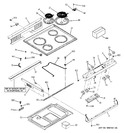 Diagram for 1 - Control Panel & Cooktop