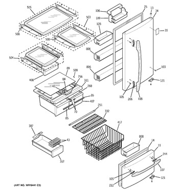 Diagram for GBS22HBSBWW