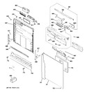 Diagram for 1 - Escutcheon & Door Assembly