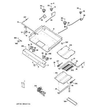 Diagram for JGB250DET2WW