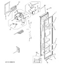 Diagram for 1 - Freezer Door