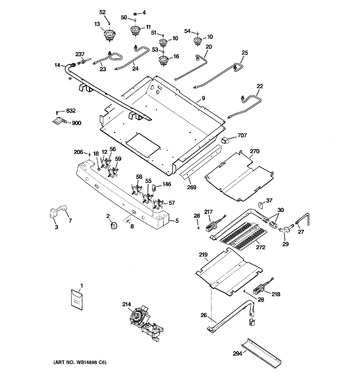 Diagram for JGB605DET2WW