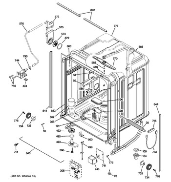 Diagram for PDWT380V00SS