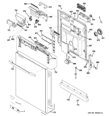 Diagram for PDWT400V50WW