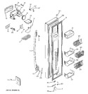 Diagram for 1 - Freezer Door