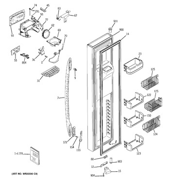 Diagram for PCE23TGXGFWW