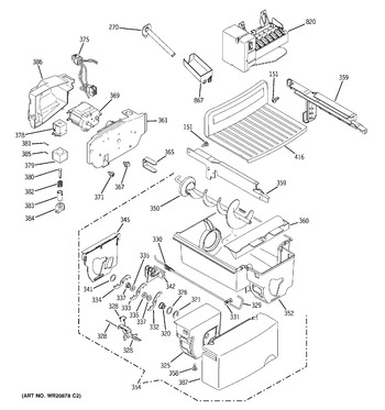 Diagram for PCE23TGXGFWW