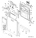 Diagram for 1 - Escutcheon & Door Assembly