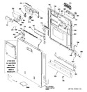 Diagram for 1 - Escutcheon & Door Assembly