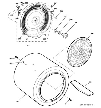 Diagram for GTDS570ED0WW