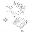 Diagram for 2 - Control Panel & Cooktop