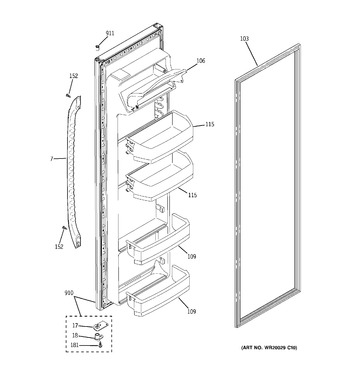 Diagram for GSH25GGBBWW