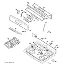 Diagram for 2 - Control Panel & Cooktop