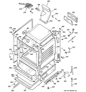 Diagram for JGB281DER5BB