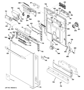 Diagram for PDWT500V50BB