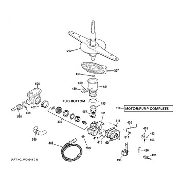 Diagram for GSD2301V35WW