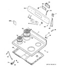 Diagram for 1 - Control Panel & Cooktop