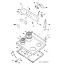 Diagram for 1 - Control Panel & Cooktop