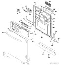 Diagram for 1 - Escutcheon & Door Assembly