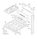 Diagram for 2 - Control Panel & Cooktop