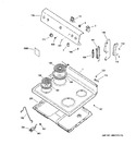 Diagram for 1 - Control Panel & Cooktop