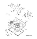 Diagram for 1 - Control Panel & Cooktop