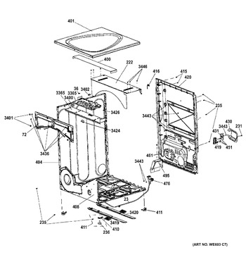 Diagram for PFDN440EL2WW