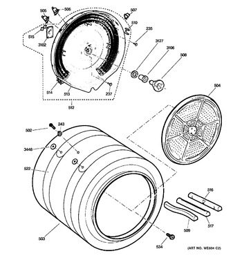 Diagram for PFDN440EL2WW